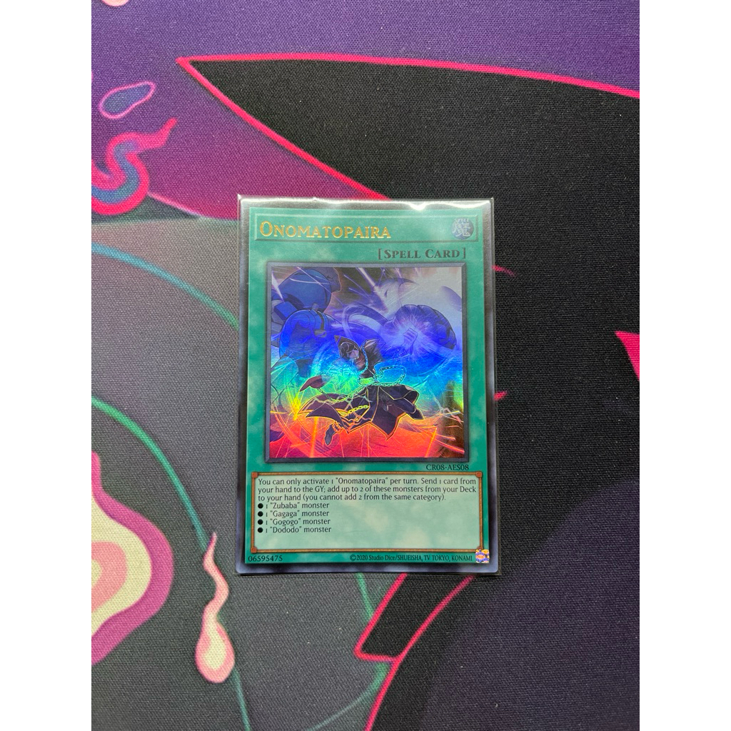 Thẻ bài Onomatopaira CR08-AES08 Ultra Rare