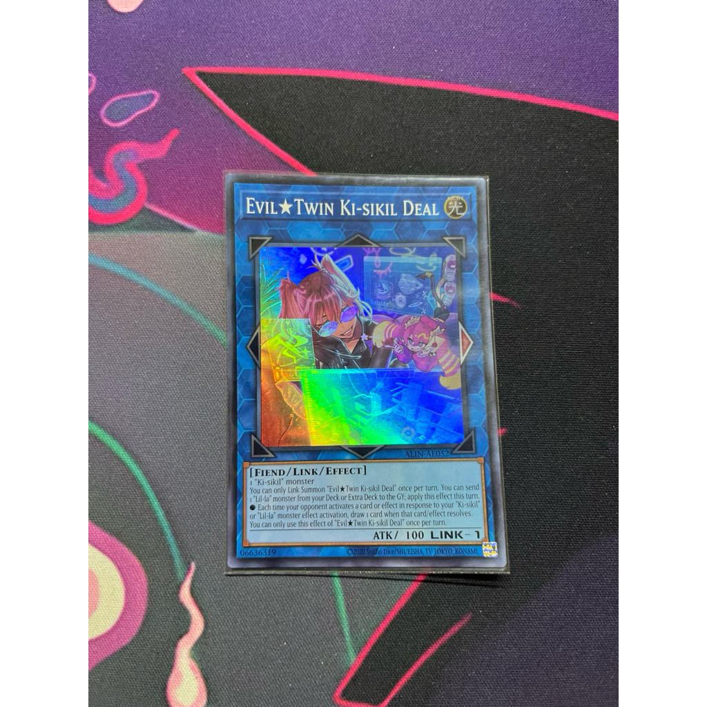 Thẻ bài Evil Twin Ki-sikil Deal ALIN-AE052 Super Rare
