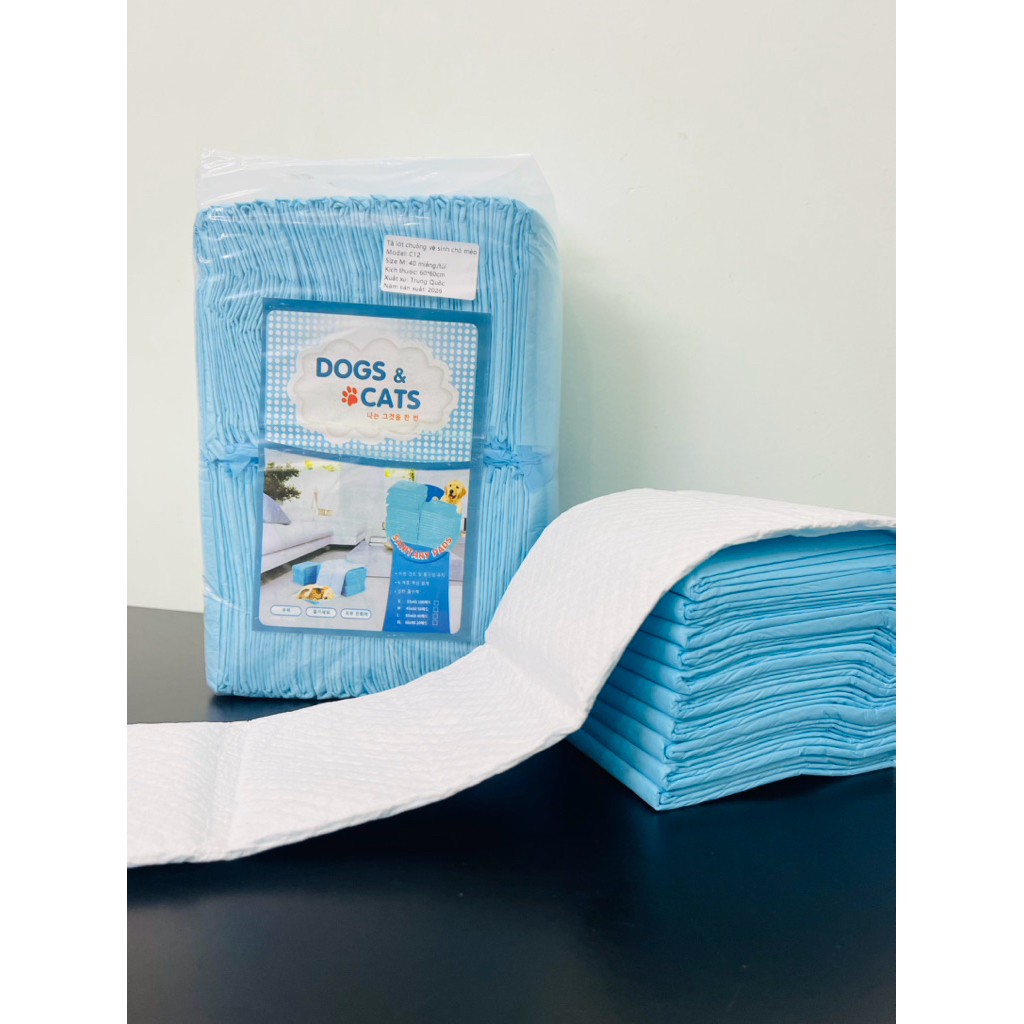 GIAO HÀNG HỎA TỐC - Tã lót cho chó mèo đi vệ sinh vào khay, chuồng bằng giấy siêu thấm hút 50, 100 tấm miếng - ZIPPOPET