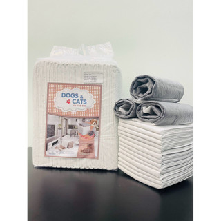 BÁN SỈ - Combo 18 bịch Tã lót than hoạt tính mùi cafe cho thú cưng thấm hút cao - Lót carbon hương cafe cho thú cưng