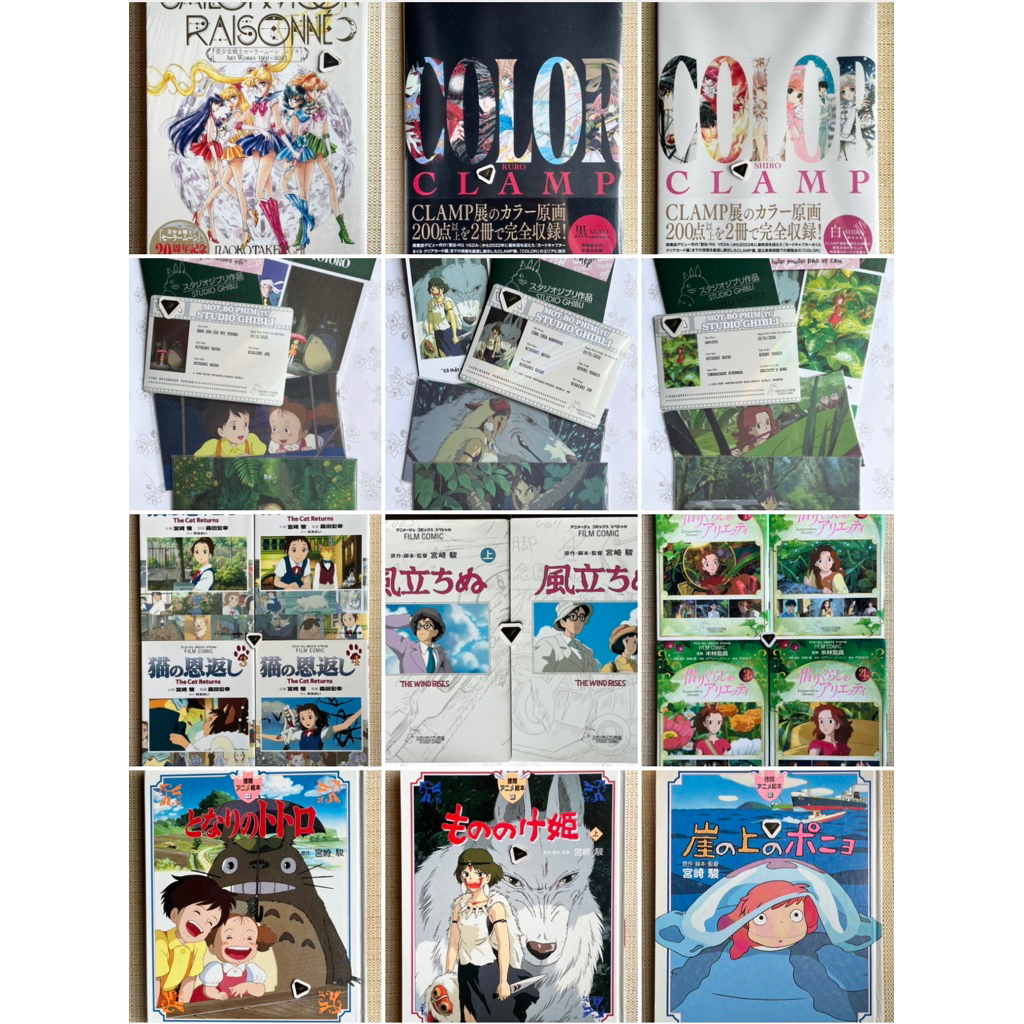 OtakuTPstore Chính hãng official postcard manga comic Artbook truyện anime Ghibli Attack on Titan Sa