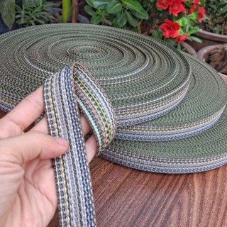 Cuộn 160 mét - Dây Dù Dẹp Bảng 2,5cm Bền Chắc, Dây Dù Đan Ghế Xếp Giường Xếp, Làm Dây Đai Ba Lô, Dây Dù Thổ Cẩm