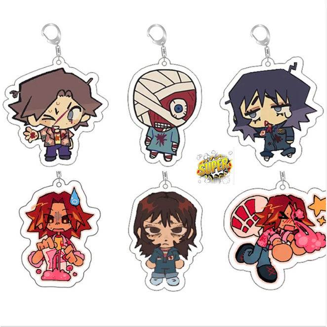 Móc khoá Kawaii Axolotl Cartoon Keychains Cute Animal Kids Salamander Bag Pendant Unique Key Chain R