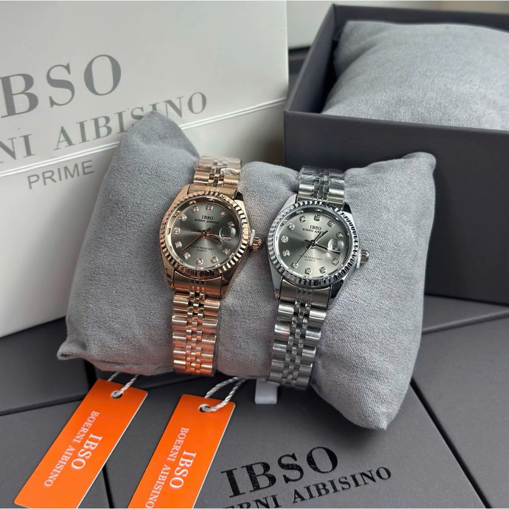( Sẵn) Đồng Hồ IBSO 1172 size 28mm Dây thép không gỉ Tặng pin Tặng dụng cụ tháo mắt tại nhà IBSO 117
