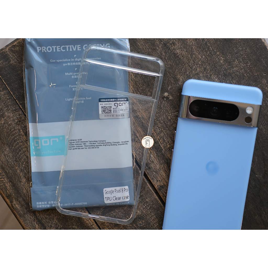 Ốp GOR Google GG Pixel 8 Pro cao cấp hãng Gor trong suốt, chống ố vàng