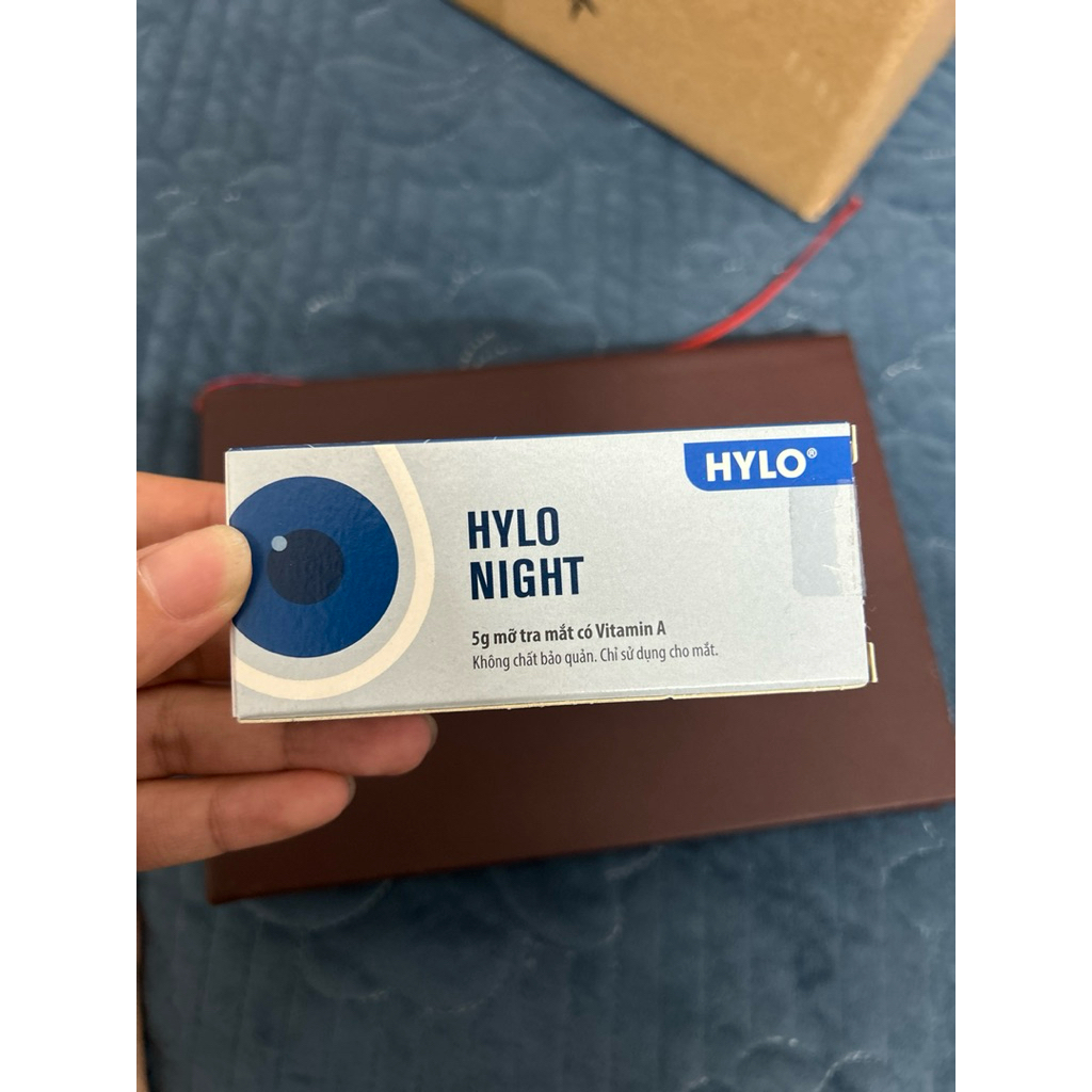 Mỡ Vitamin A tra mắt VitA POS® nay là HYLO NIGHT® [Đức] - Chính hãng, Mỡ tra mắt giảm khô mắt, mỏi m