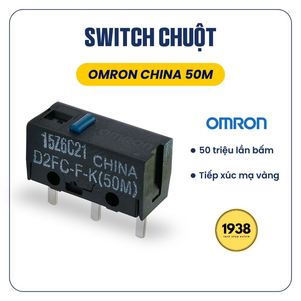 Switch Chuột Omron 50M - Nút Bấm Chuột Omron 50 Triệu Lần Click