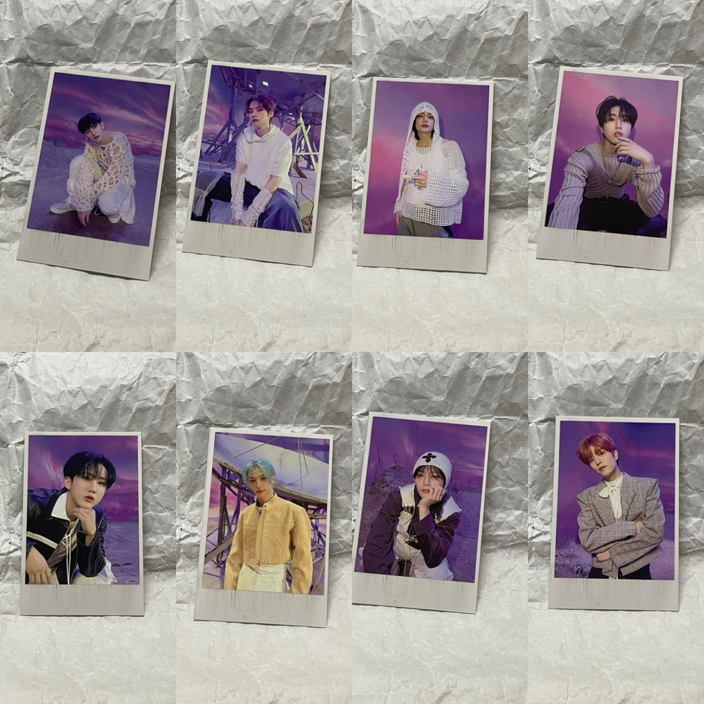 (LẺ MEM) CARD POLA STRAYKIDS ROCKSTAR HYUNJIN FELIX BANGCHAN