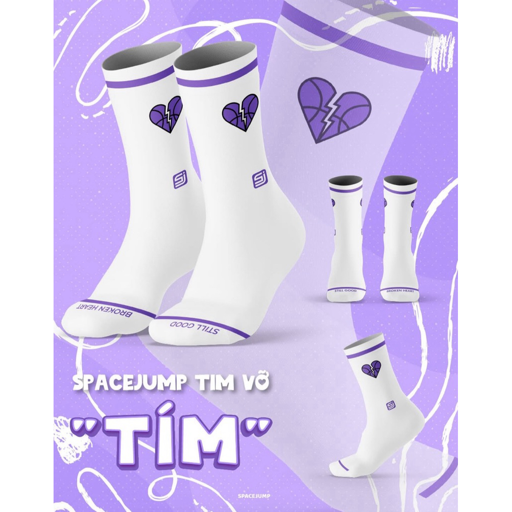 TẤT TIM TÍM VỠ MỚI NHẤT NHÀ SPACE JUMP