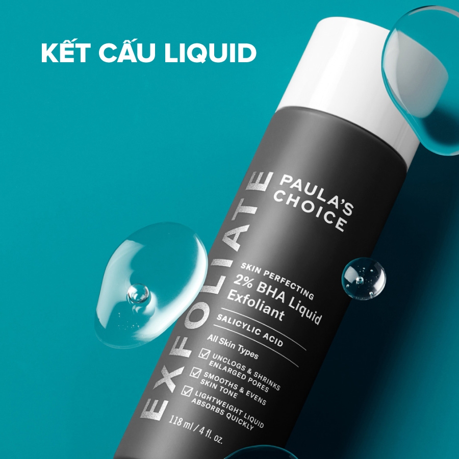 Dung dịch loại bỏ tế bào chết giảm mụn Paula's Choice Skin Perfecting 2% BHA Liquid Exfoliant 2010 | BigBuy360 - bigbuy360.vn
