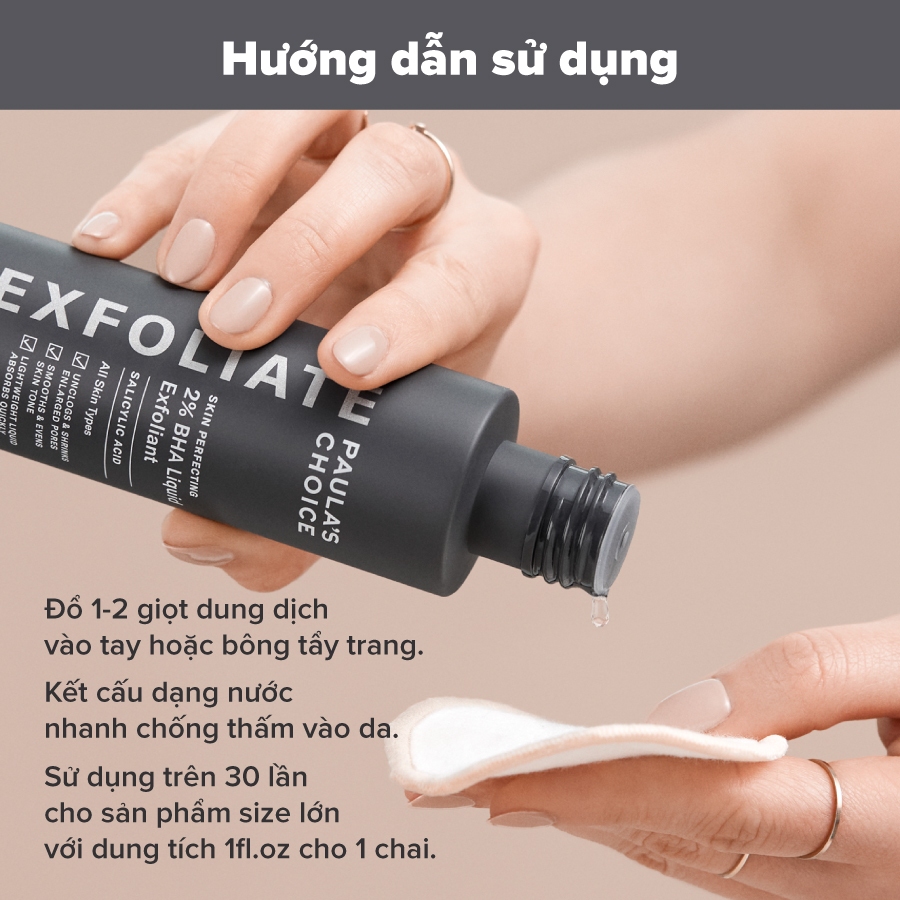 Dung dịch loại bỏ tế bào chết giảm mụn Paula's Choice Skin Perfecting 2% BHA Liquid Exfoliant 2010 | BigBuy360 - bigbuy360.vn
