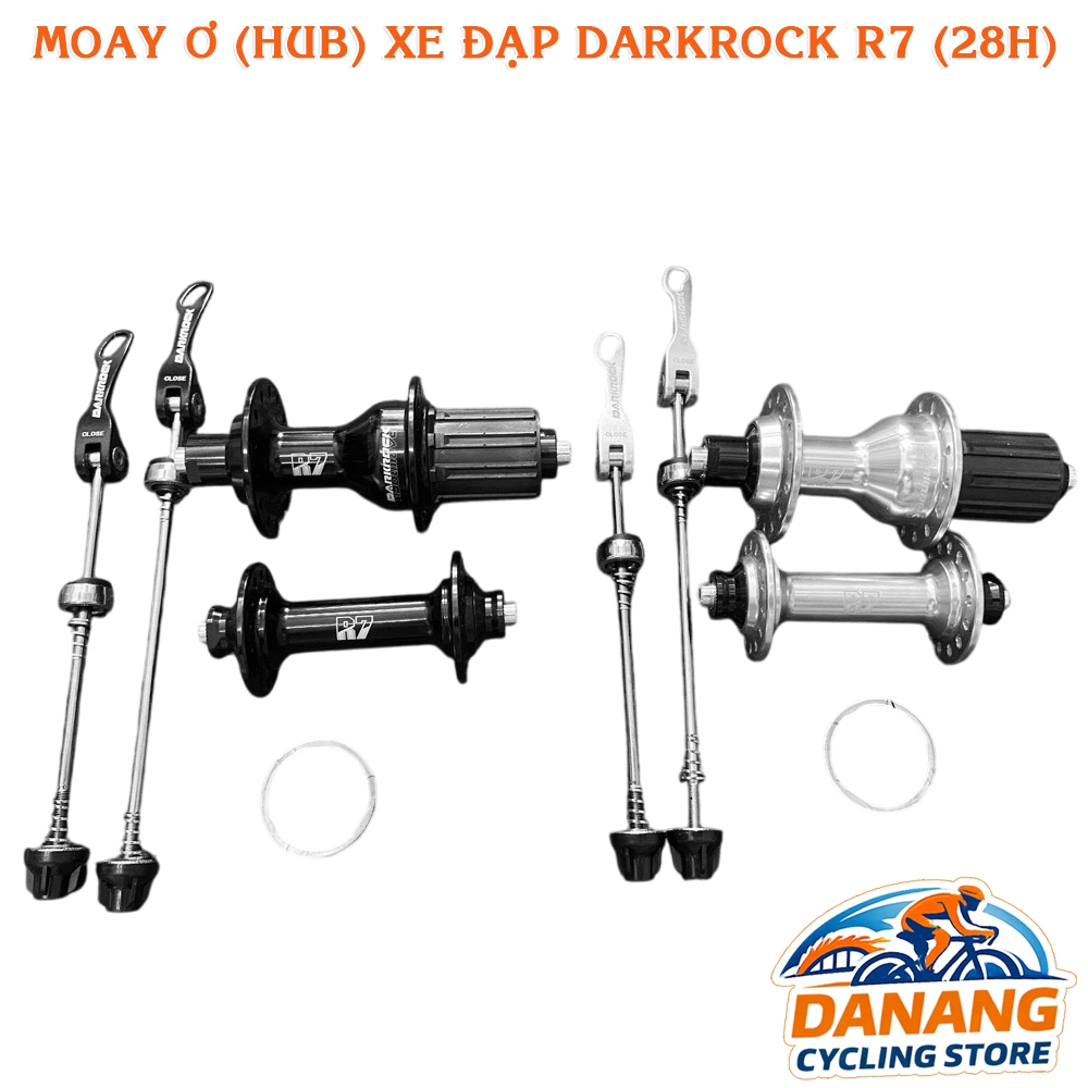 Moay Ơ (Hub Đùm) Bạc Đạn Xe Đạp DARKROCK R7 - 28 Lỗ