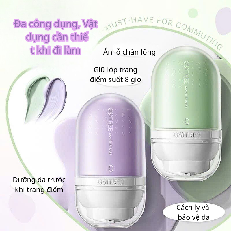 [OSITREE ] Kem Lót OSITREE Đổi Màu Xanh Tím 32g – Nâng Tone, Đều Màu Da, Makeup Lâu Trôi