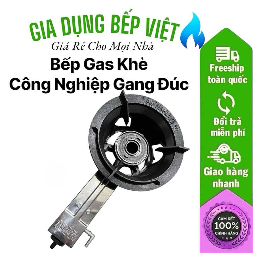 (A3)Bếp Ga Công Nghiệp Gang đúc| Bếp khè công nghiệp| Hàng chính hãng