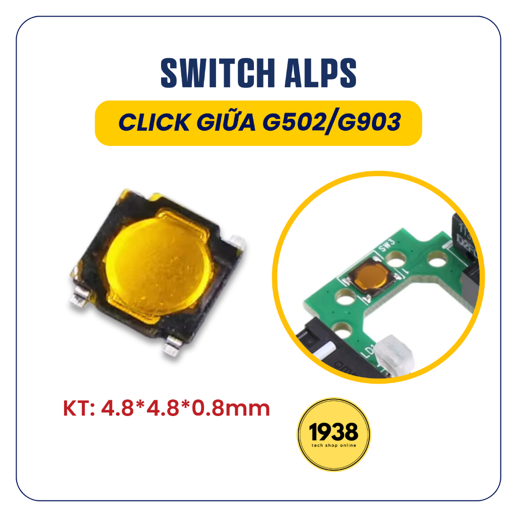 Nút Click Giữa Logitech G502 G903 - Switch ALPS G502 G903