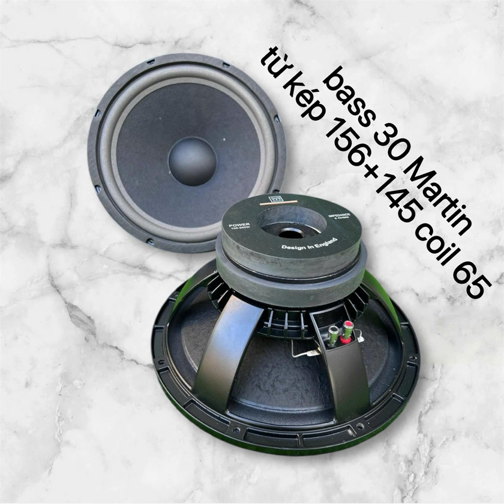 loa bass 30 MARTIN hàng nhập - từ kép 156+145 coil 65- BASS CỰC SÂU CĂNG  -giá  1 củ