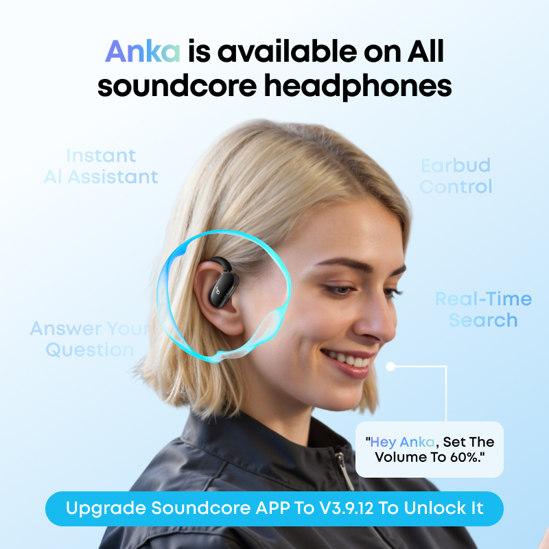 Soundcore V40i, Open-Ear Headphones, Clear Design, Lidless Case, 4 Adjustable Positions for Every Ear Size, Ric | BigBuy360 - bigbuy360.vn
