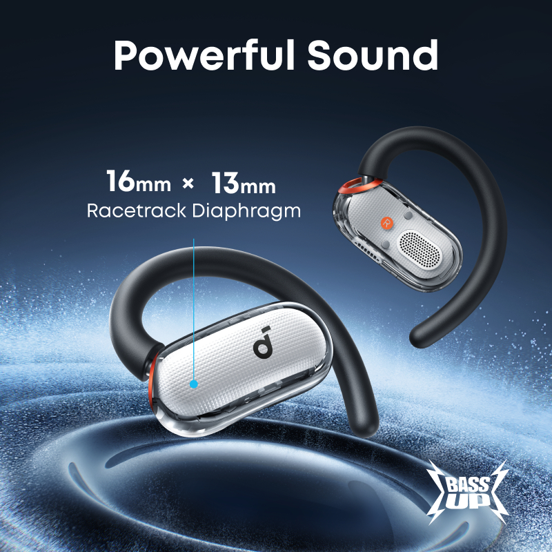 Soundcore V40i, Open-Ear Headphones, Clear Design, Lidless Case, 4 Adjustable Positions for Every Ear Size, Ric | BigBuy360 - bigbuy360.vn