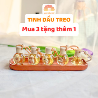 [3 TẶNG 1 ] Tinh dầu treo ô tô, tủ quần áo, nhà tắm, đuổi muỗi, khử mùi - 10ml (treo)