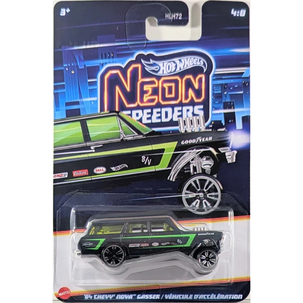 Xe mô hình Hot Wheels '64 Nova Wagon Gasser
