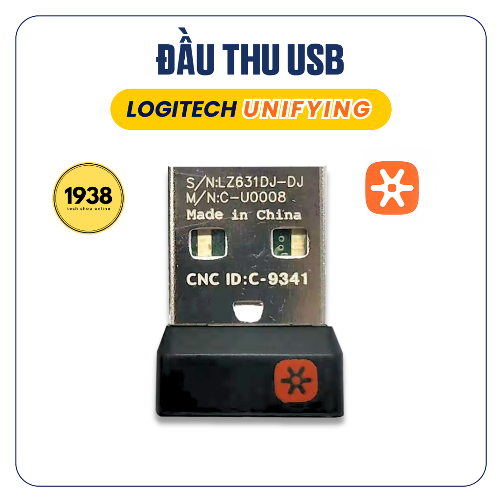 Đầu Thu 6 Kênh Logitech USB Unifying Receiver - Hàng 2nd
