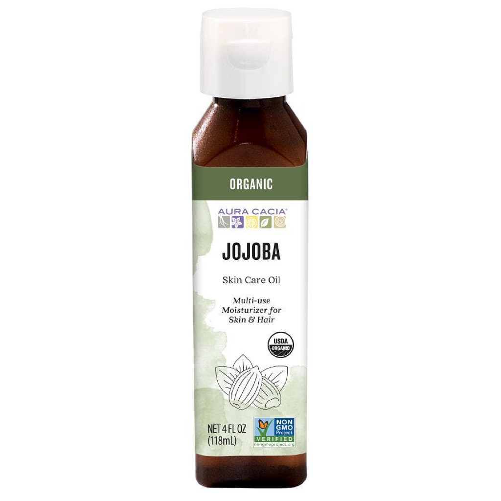 Dầu Jojoba Hữu Cơ Aura Cacia Organic Jojoba Oil 118ml – Dưỡng Da & Tóc Đa Năng