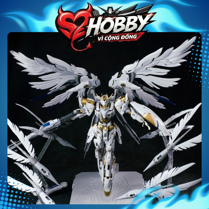 [CÓ SẴN] Mô hình lắp ráp Oberon Mecha (Tặng kèm bộ 6 lông vũ, runner vàng, đế chứa lông vũ và base)