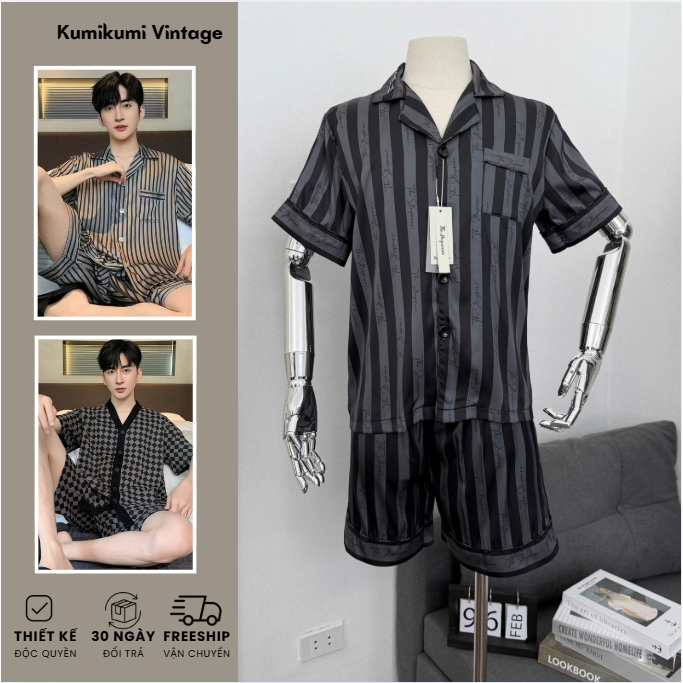 Xả Kho Bộ Pijama Nam Chất Siêu Đẹp -Bộ mặc nhà nam cao cấp - hot2025