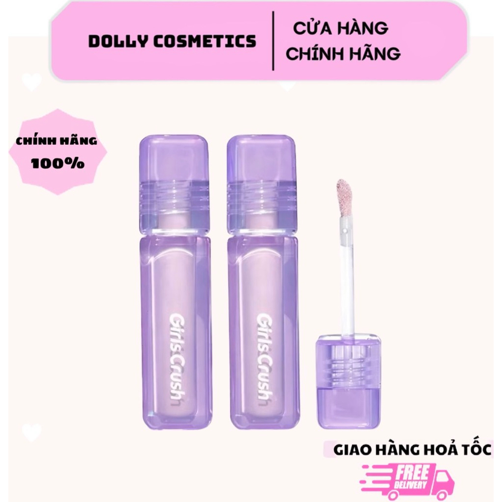 [HỎA TỐC] GIRLS CRUSH Kem Che Khuyết Điểm GIRLS CRUSH Matte Velvet Concealer Bắt Sáng Mỏng Mịn 8g DO