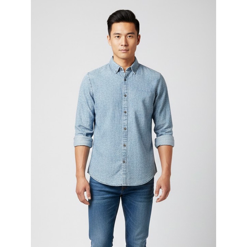 ÁO SƠ MI TAY DÀI ANTONY MORATO DENIM SHIRT - SIZE S-M