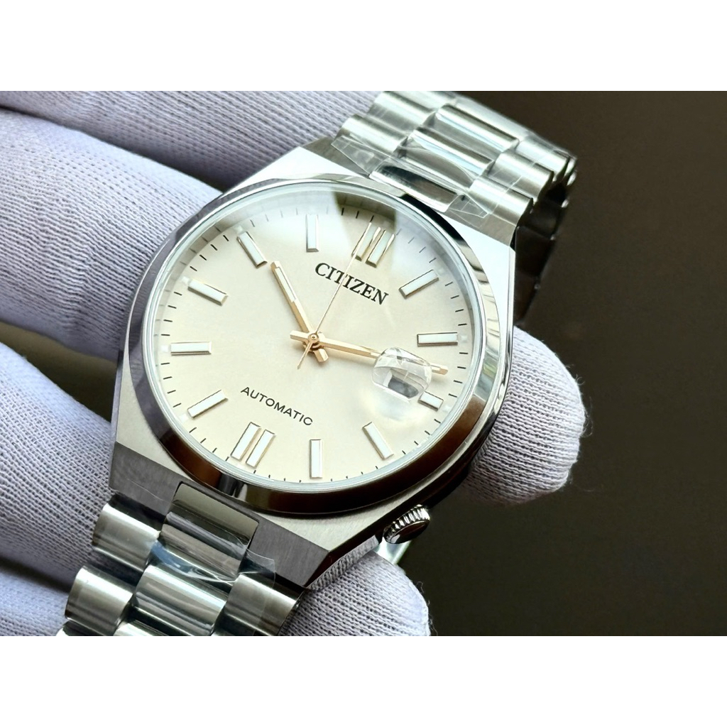 Đồng Hồ Nam Citizen NJ0151-88W Automatic Size 40 Tsuyosa President Màu Be