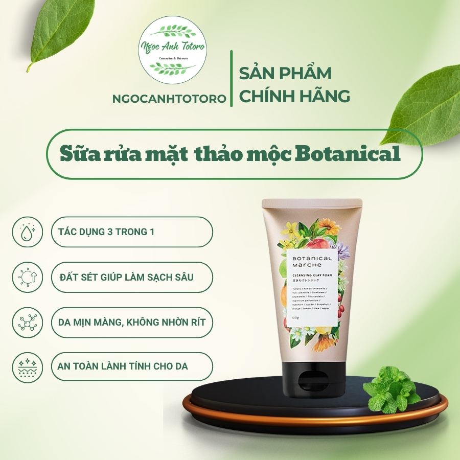 Sữa Rửa Mặt Thảo Mộc Botanical Marche