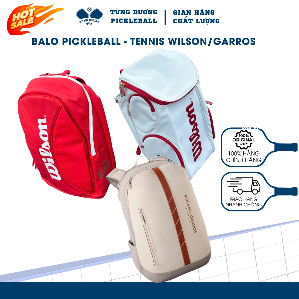 BALO TENNIS / PICKLEBALL WILSON CHÍNH HÃNG – PHIÊN BẢN ROLAND GARROS & 100 YEAR ANNIVERSARY