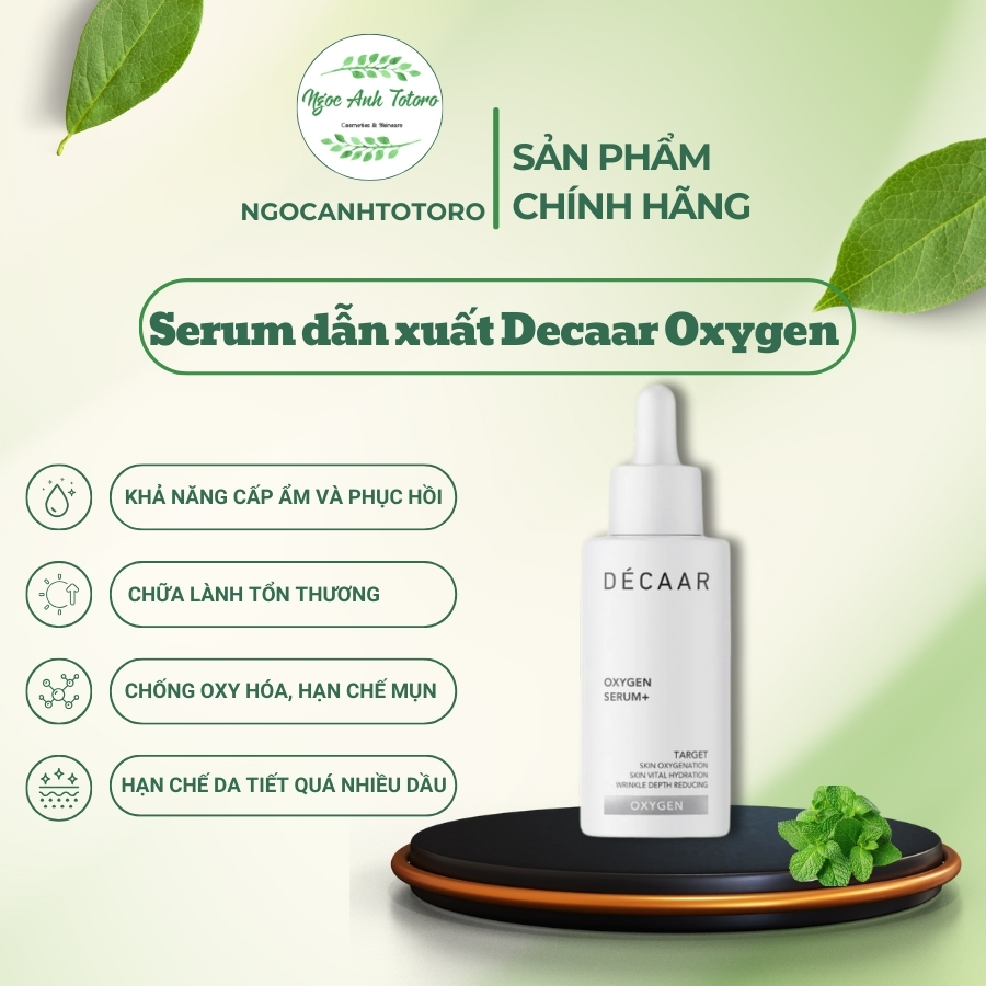 Serum dẫn xuất oxy tươi Decaar Oxygen Serum + 50ml