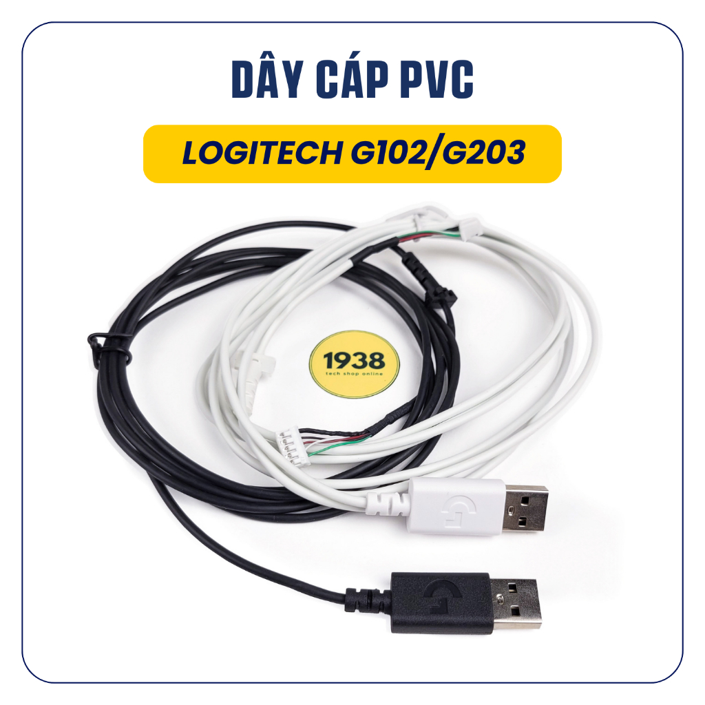Dây Cáp PVC USB Thay Thế Chuột Logitech G102 G203
