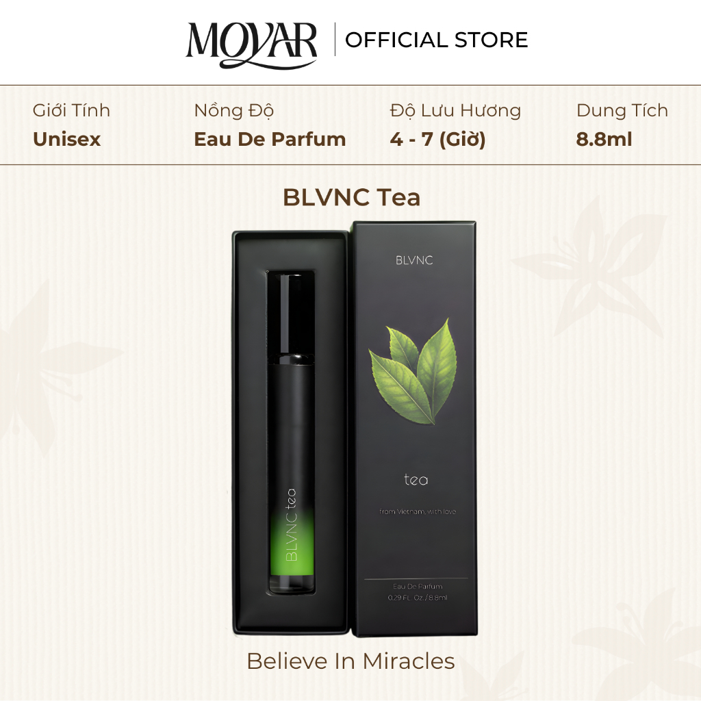 Nước Hoa BLVNC Tea | Nước Hoa Unisex | Moyar Perfume