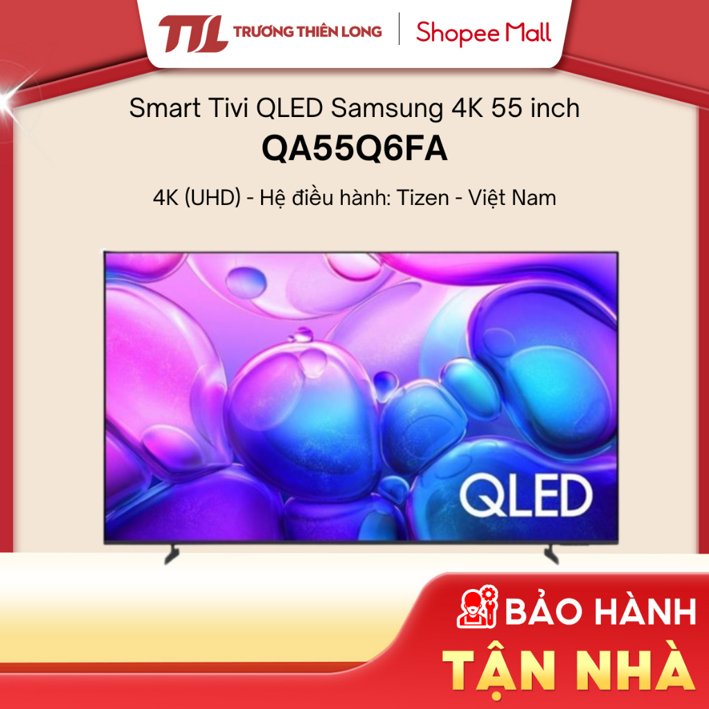 QA55Q6FA - Smart Tivi Samsung QLED 4K AI 55 Inch QA55Q6FA [TOÀN QUỐC]