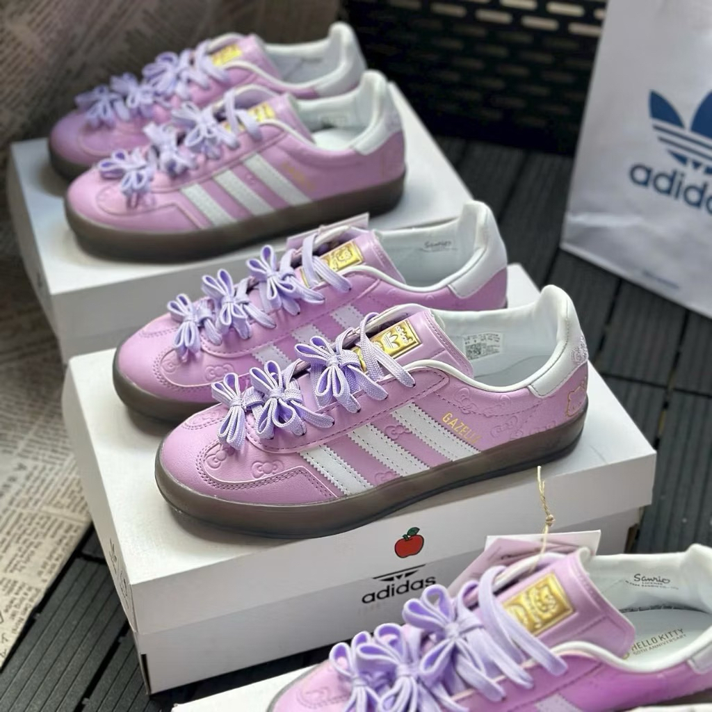 [ Sale 50% Chính Hãng ] Giày sneaker s@mb@ tím vạch trắng