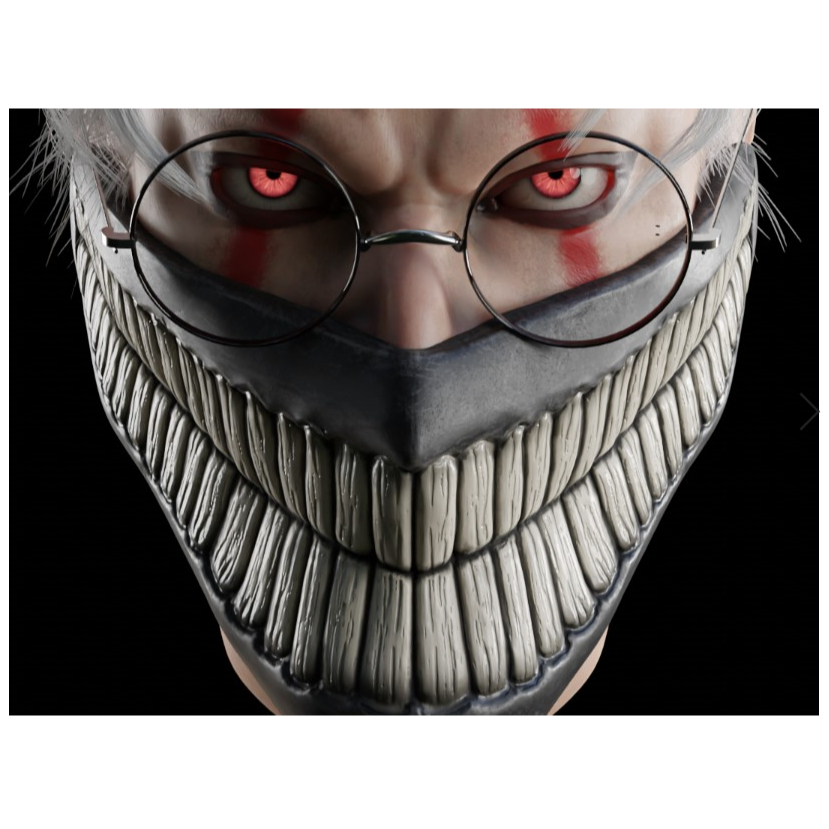 Phụ kiện Hóa trang cosplay Mặt Nạ Okarun Cosplay-Cosplay Prop