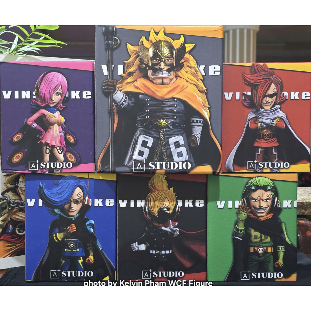 (Full bộ không lẻ) 6 mô hình Resin WCF chính hãng A+ Studio Whoke Cake Island Vinsmoke Family Germa 