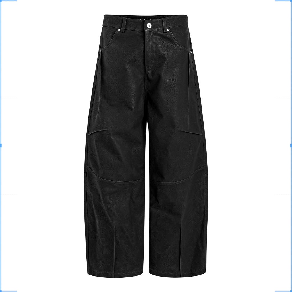 Quần da rã rập - Ivankov Symmetry Faux Leather Pants