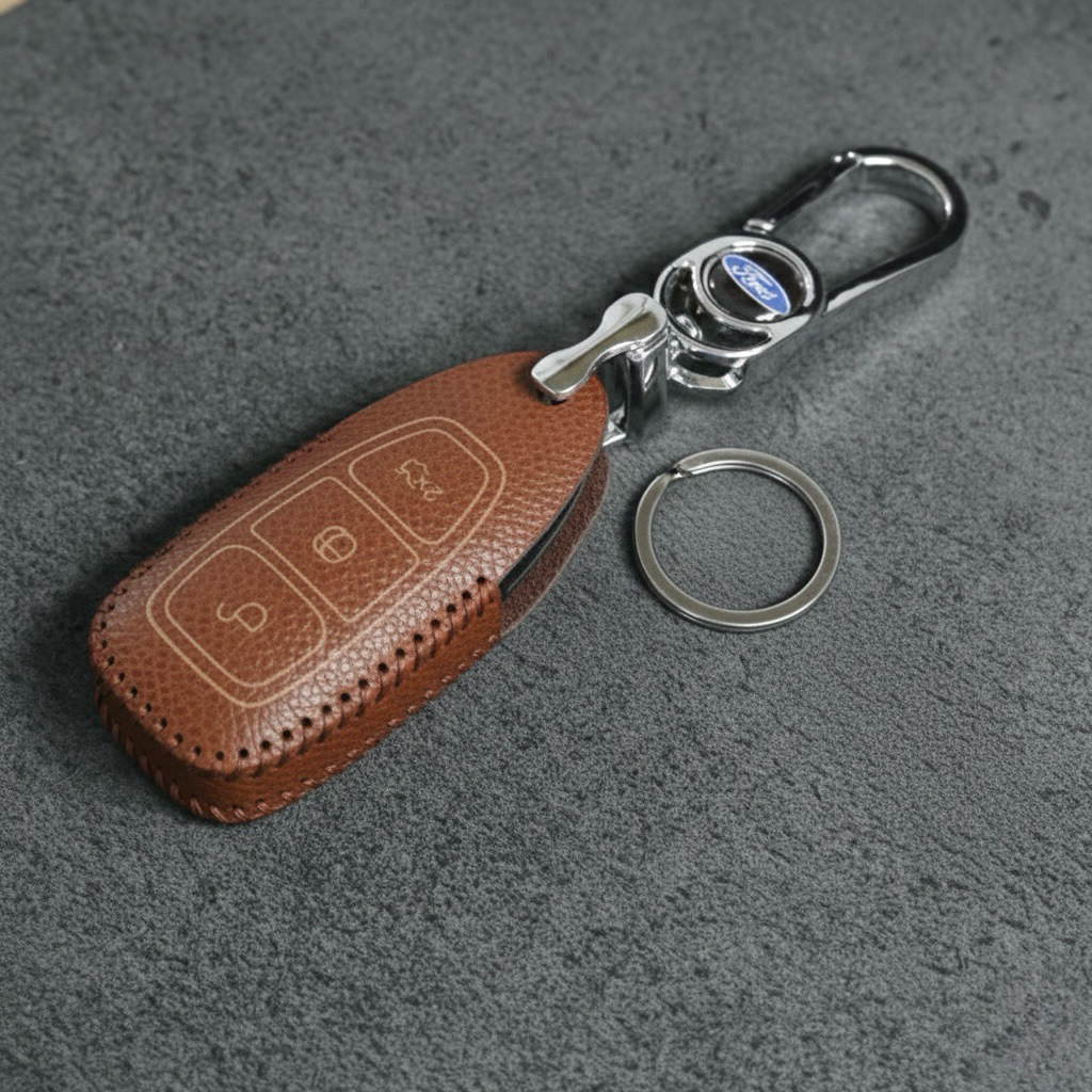 Bao da chìa khóa Ford Focus, Fiesta, ecosport 2014 - 2018