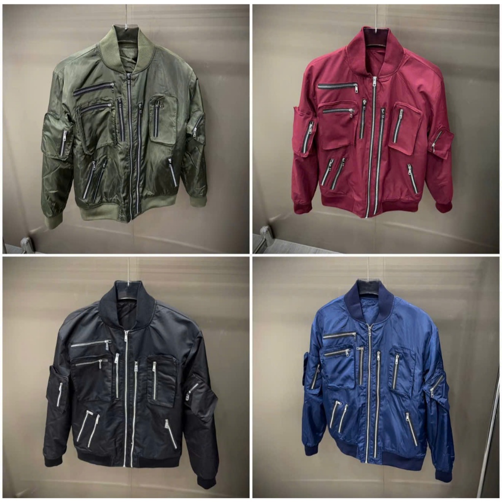 Áo Khoác Bomber DG Bản 11 Khoá khắc Logo,Hàng 3 Lớp Trần Bông Hàng Quảng Châu Hotfrend