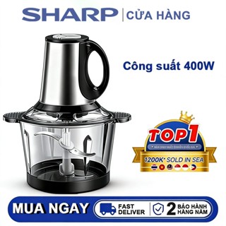 Bảo hành 2 năm - Công suất 2.0 - Máy xay thịt - Máy xay sinh tố thủy tinh - Máy xay thực phẩm đa năng - Máy xay gia vị