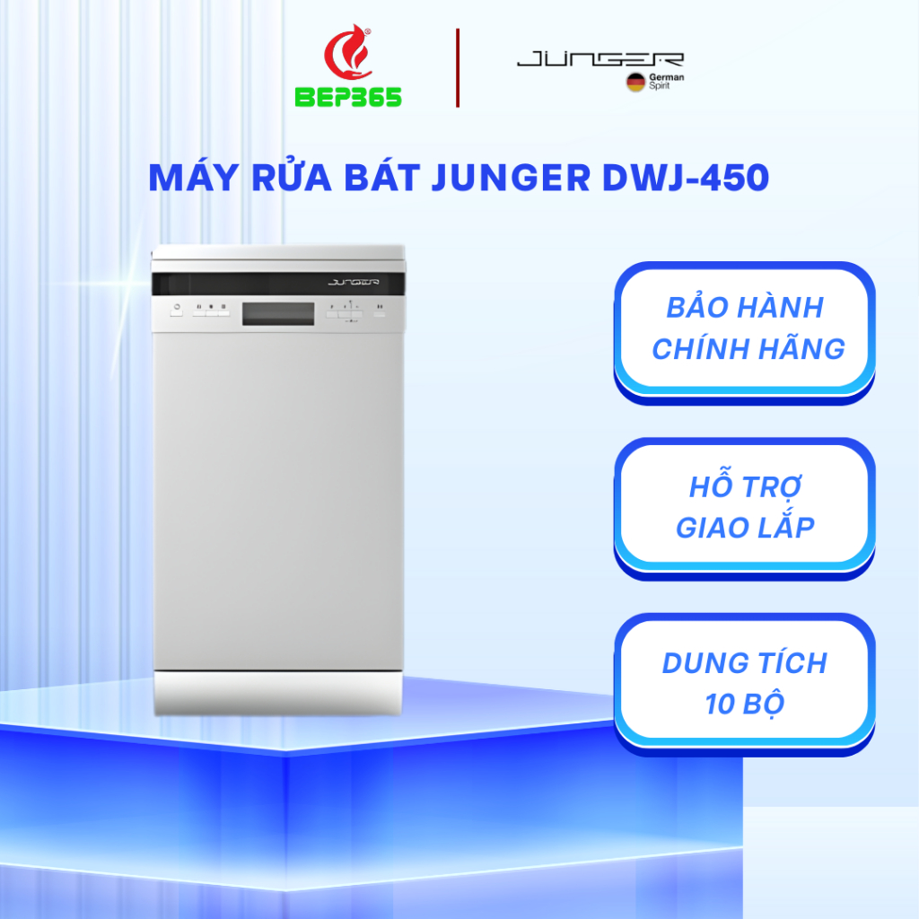 MÁY RỬA BÁT JUNGER DWJ-450 – Thiết kế nhỏ gọn, tiết kiệm nước