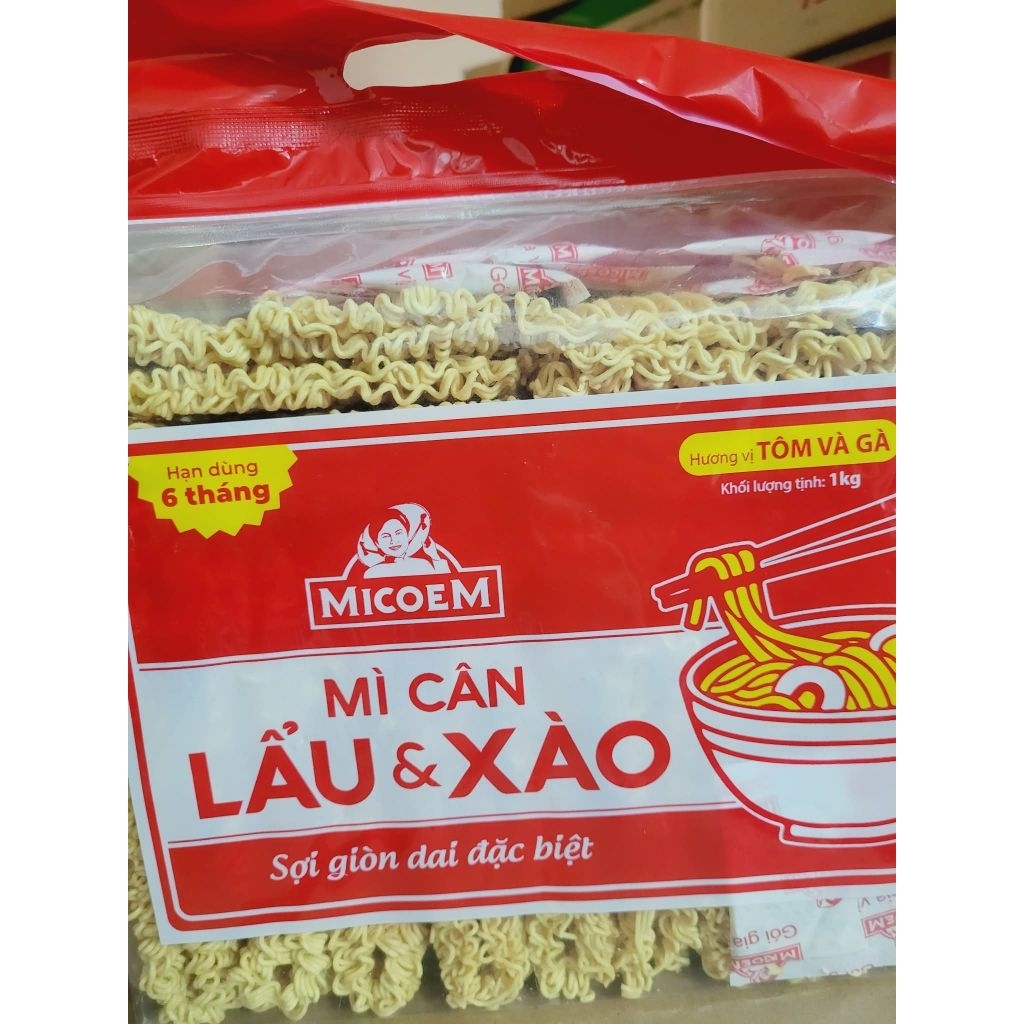 Mì tôm cân Micoem Lẩu và xào sợi giòn dai đặc biệt