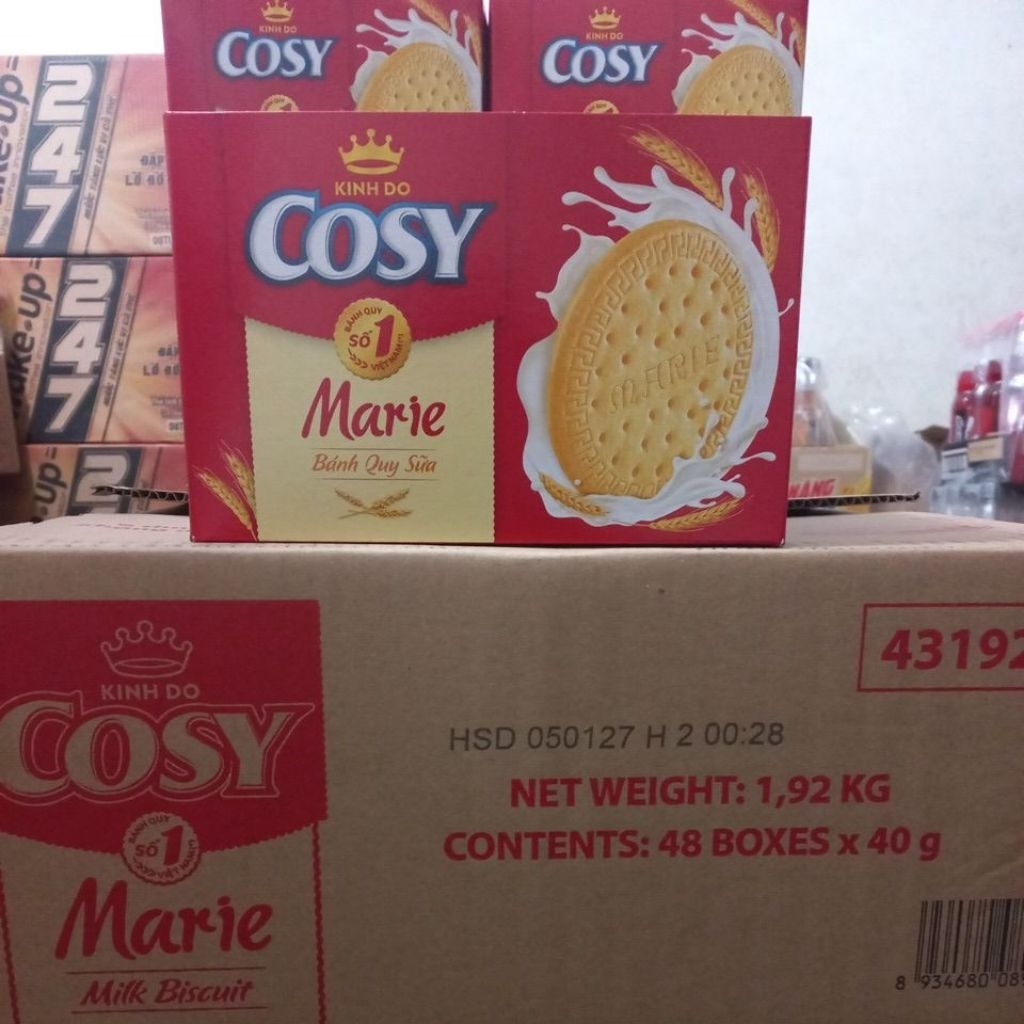 Thùng bánh Cosy lễ Kinh Đô (4 lốc*12 hộp)