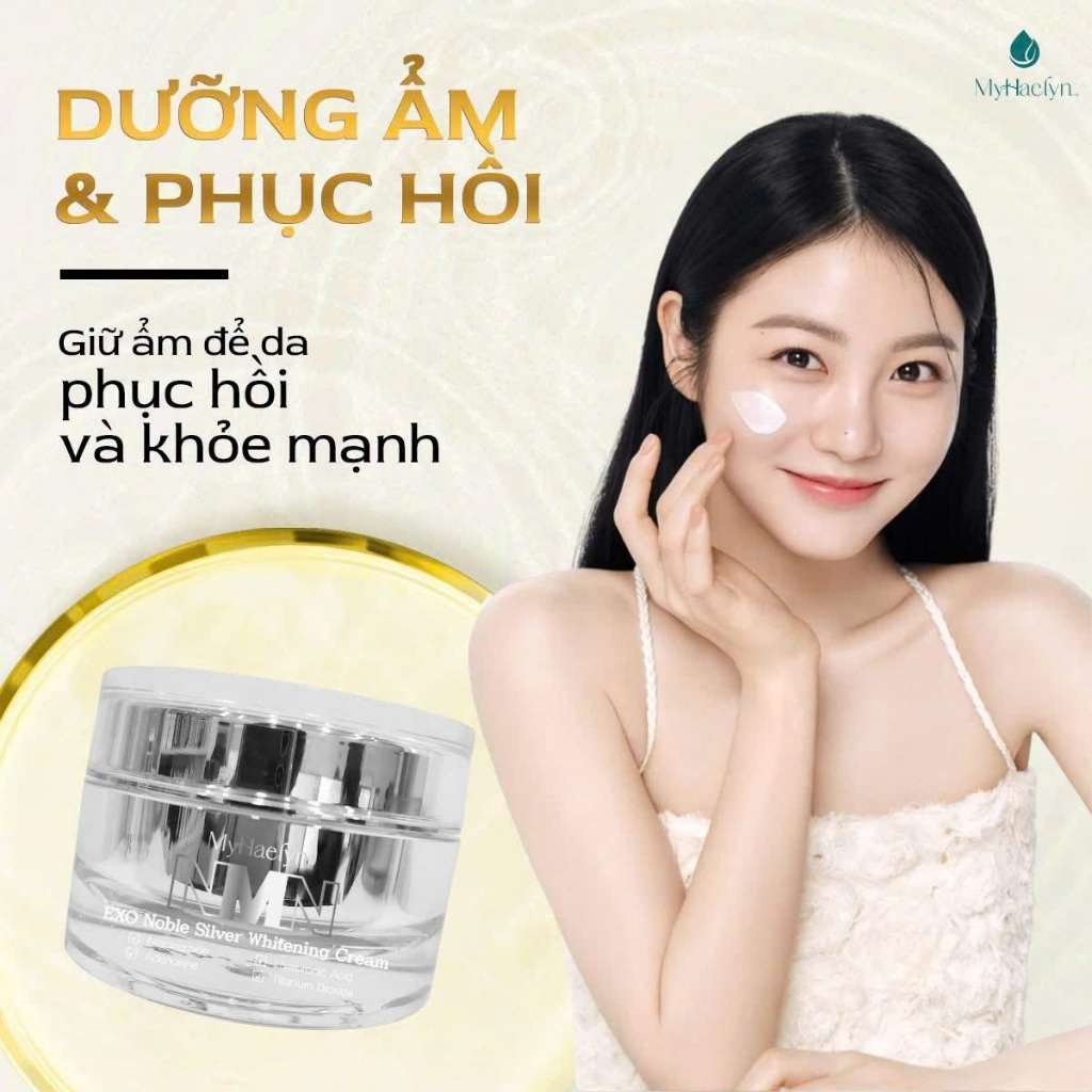 KEM NMN EXOSOME NOBLE SILVER -BAN NGÀY 50ML (MYHAELYN NMN EXO NOBLE SILVER WHITENING CREAM-880995494