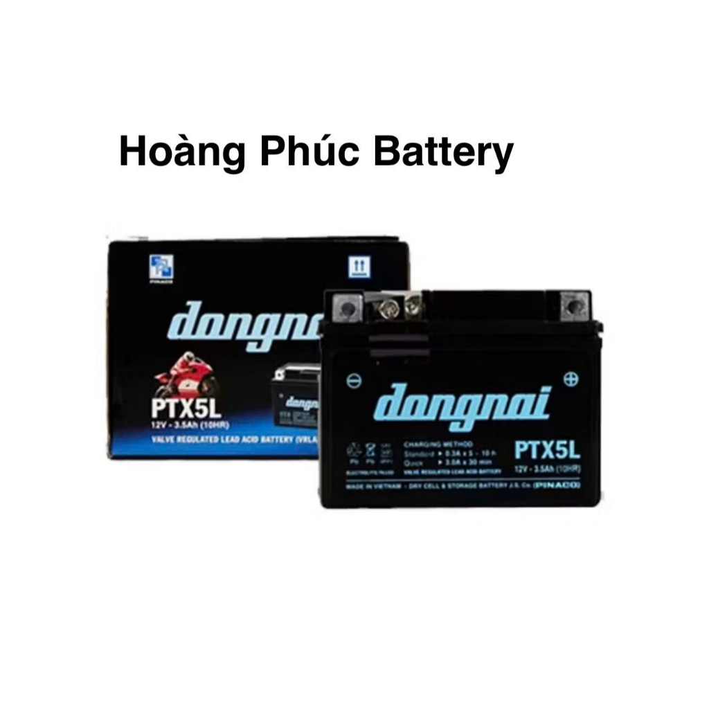 Ắc quy Đồng Nai PTX5L: Công nghệ AGM tiên tiến