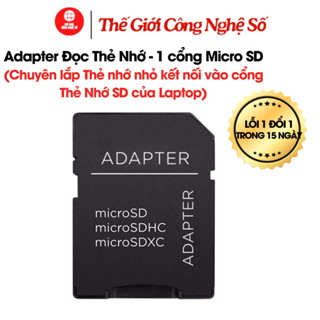 Adapter thẻ nhớ chuyển đổi 🔥Giá Gốc🔥 thẻ nhớ Micro SD (TF) sang SD - Dùng cho Laptop, CAMERA